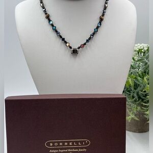 Sorrelli Classic Vintage Austrian AB Crystals‎ Semi Precious stones Necklace